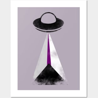 Gaylien Demisexual Pride UFO Posters and Art